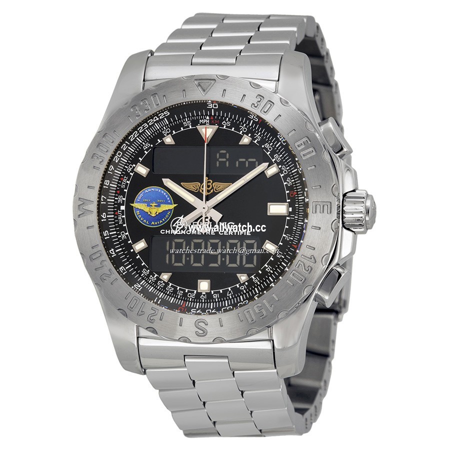 Breitling 2396 Professional Mens Quartz Stainless Steel