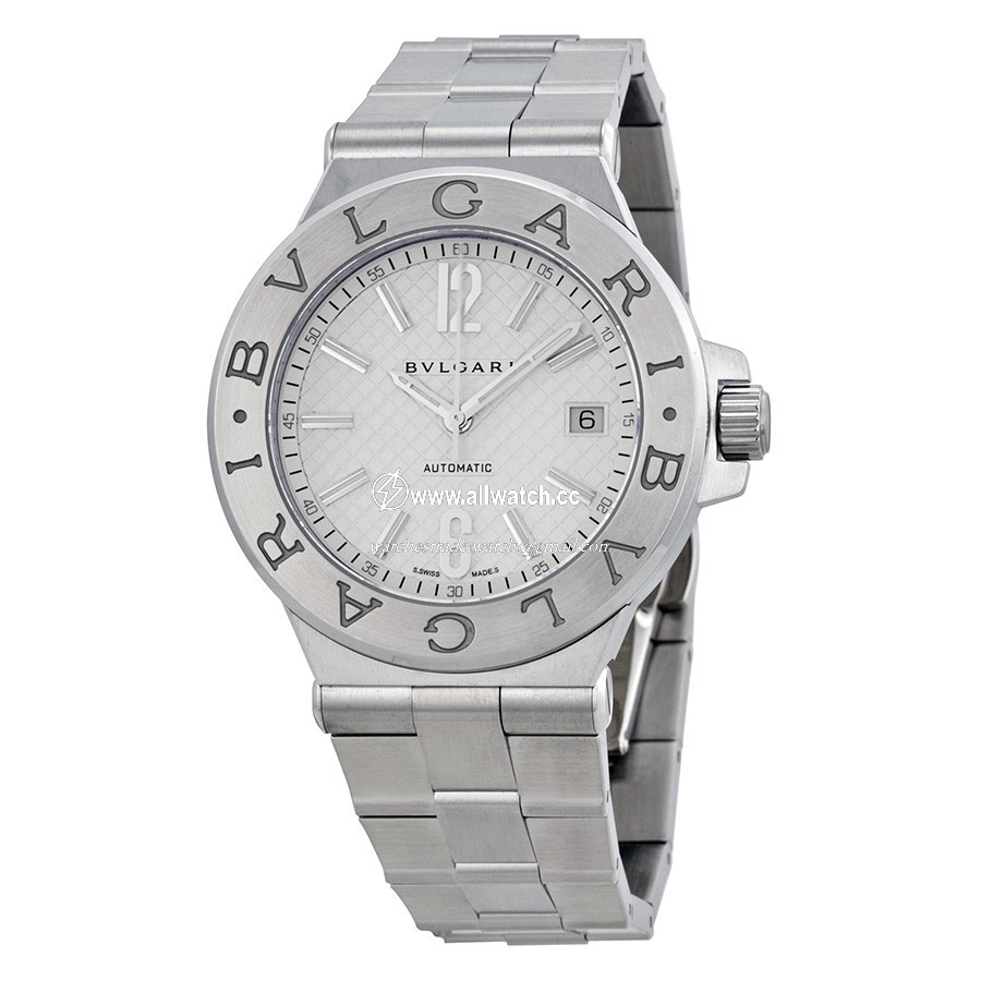 Bvlgari DG40C6SSD Diagono Mens Automatic Stainless Steel