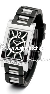 Bvlgari -RT39BRSV Rettangolo Mens Quartz Stainless Steel