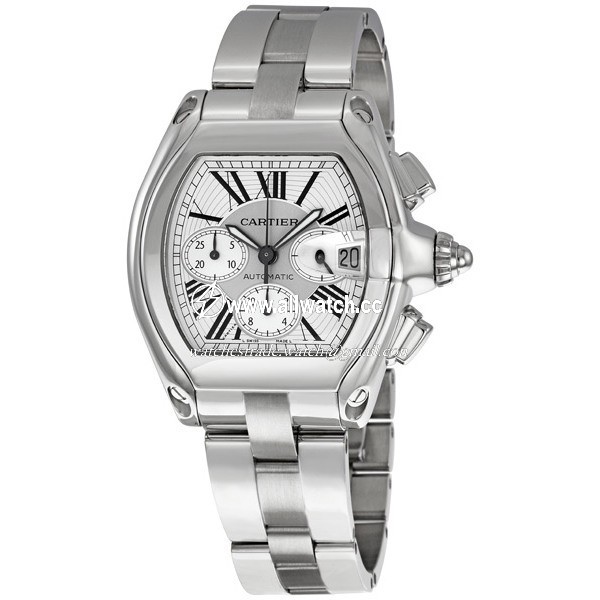 Cartier W62019X6 Roadster Mens Automatic Stainless Steel