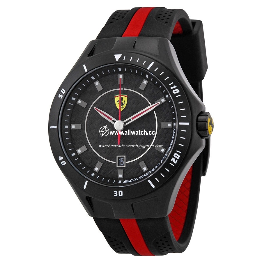 Ferrari 830079 Mens Quartz Black TR90 Plastic