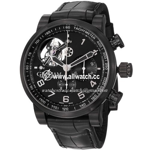 Graham 7491 Mens Automatic Black PVD Stainless Steel