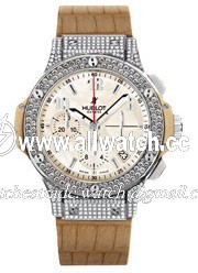 Hublot 341.SG.600.LS.174 Big Bang Mens Automatic Stainless Steel With 198 Diamonds