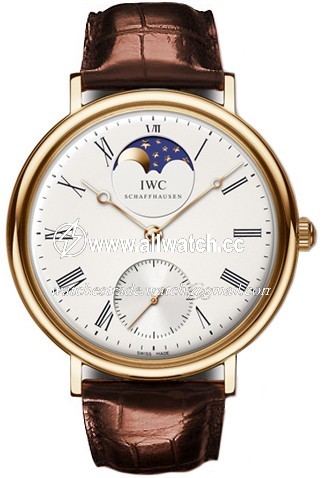 IWC IW544803 Portofino Mens Hand Wind 18kt Rose Gold