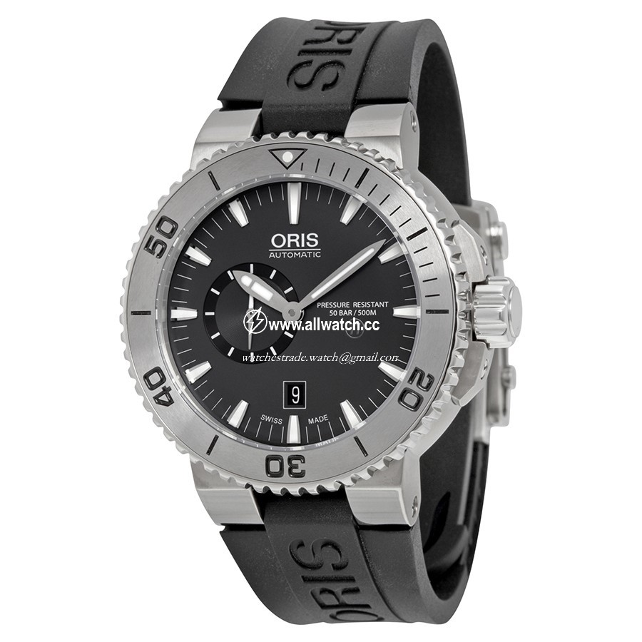 Oris 01 743 7664 7253-07 4 26 34TEB Aquis Mens Automatic Titanium