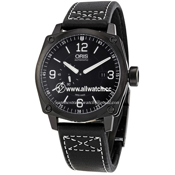 Oris 01 643 7617 4764 07 5 22 58BFC BC4 Mens Automatic Black Ion Plated Stainless Steel