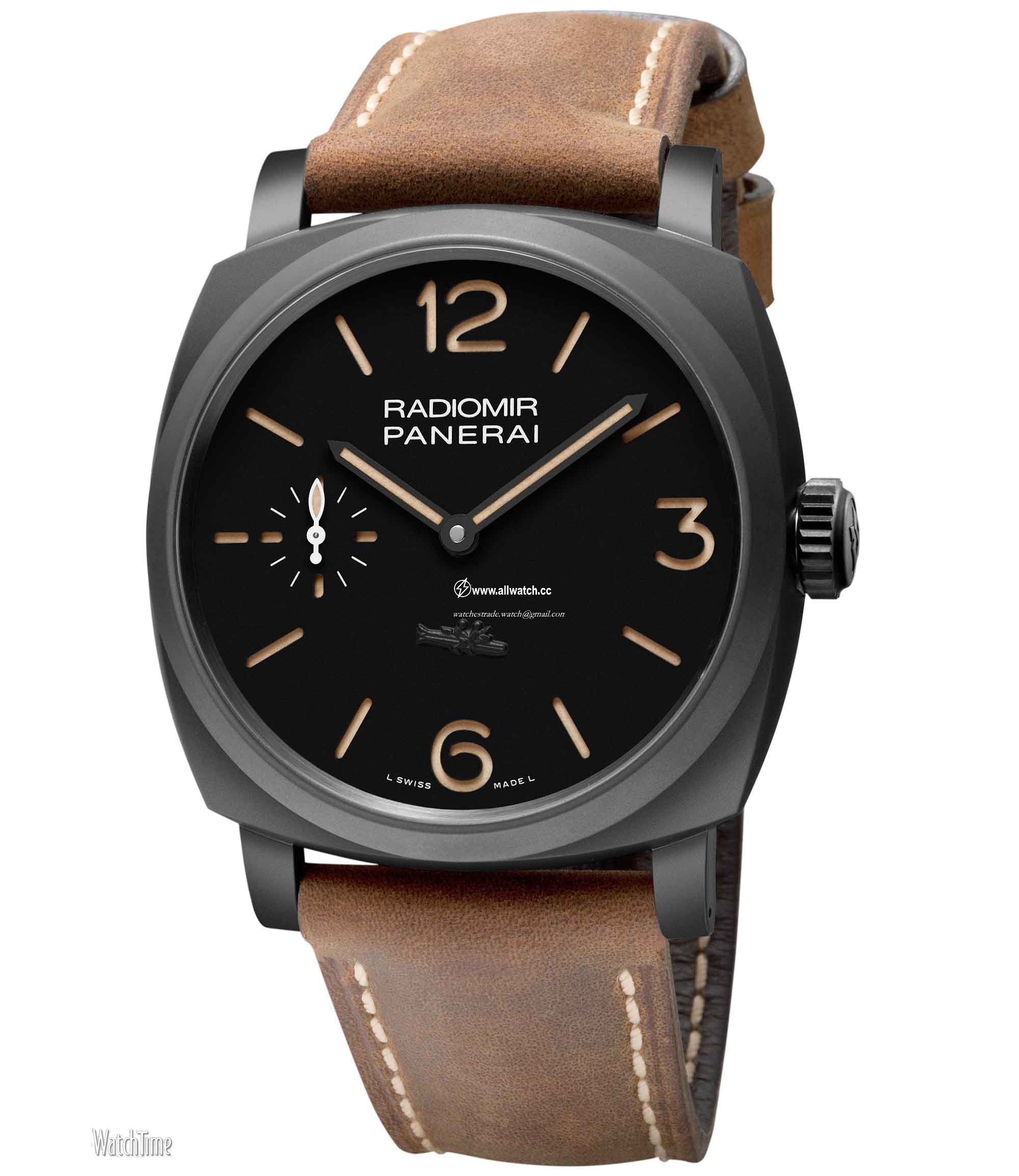 Panerai PAM00532 Radiomir 1940 Mens Hand Wind Stainless Steel with Black Coating