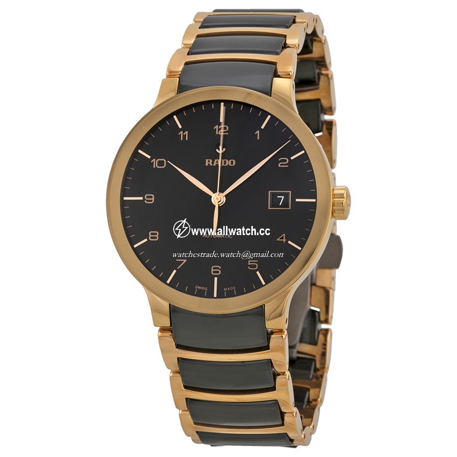 Rado R30953152 Centrix Mens Automatic Rose Gold PVD