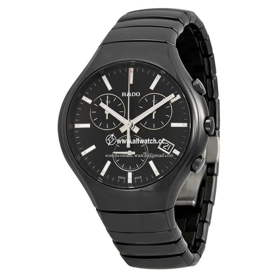 Rado R27814162 TRUE Mens Quartz Black Ceramic