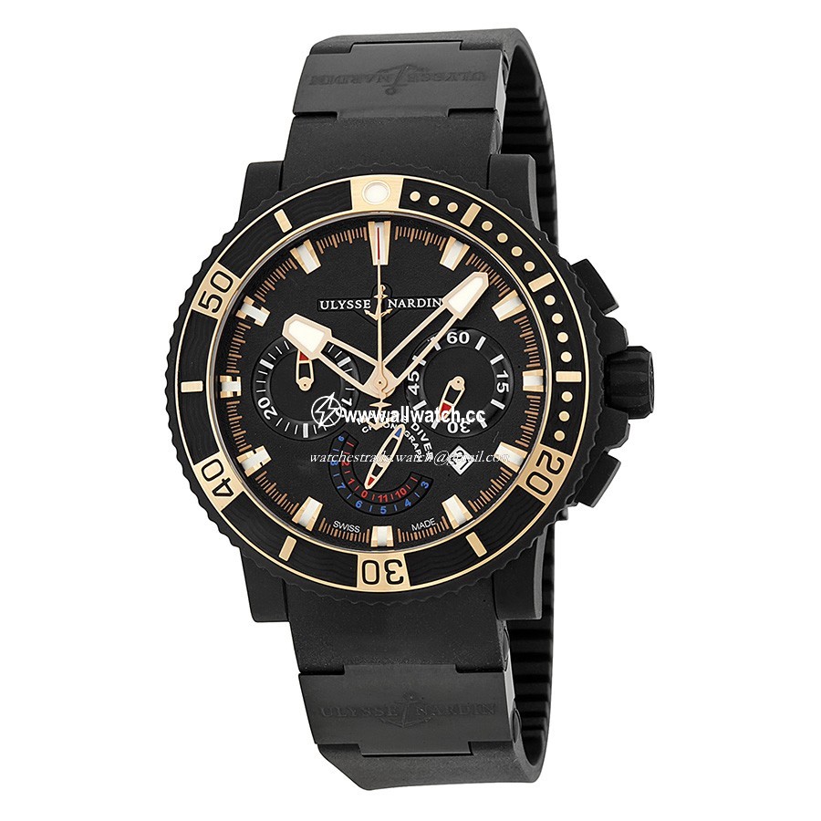 Ulysse Nardin 353-90-3C Black Sea Mens Automatic Titanium