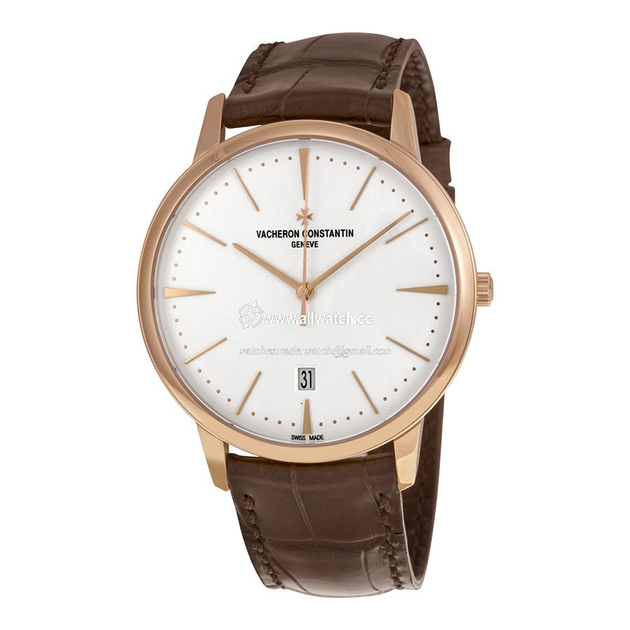 Vacheron Constantin 85180/000R-9248 Patrimony Mens Automatic 18kt Pink Gold