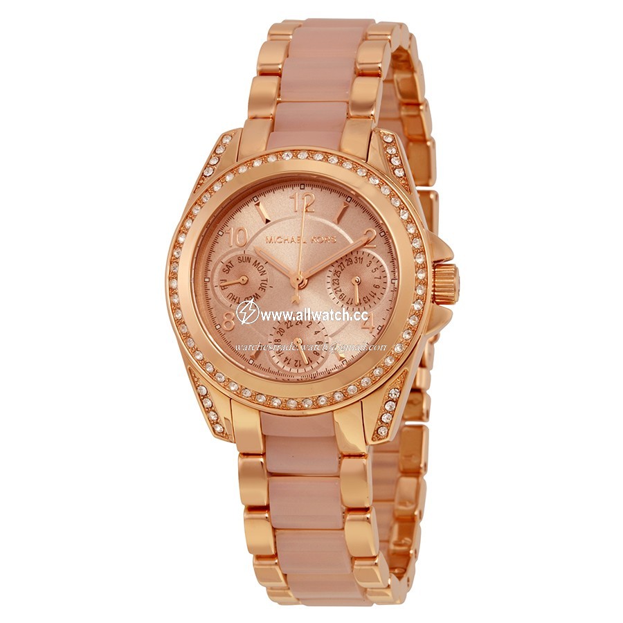 Michael Kors MK6175 Blair Ladies Quartz Rose Gold-tone Stainless Steel