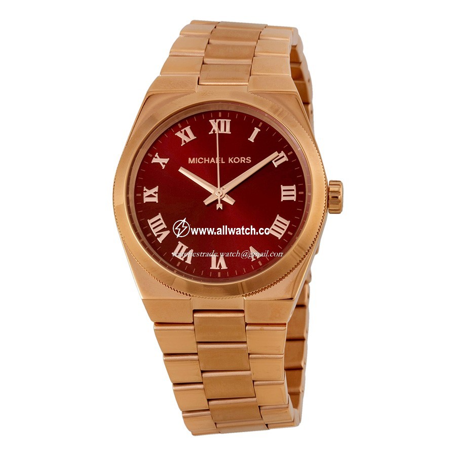 Michael Kors MK6090 Channing Ladies Quartz Rose Gold-tone Stainless Steel