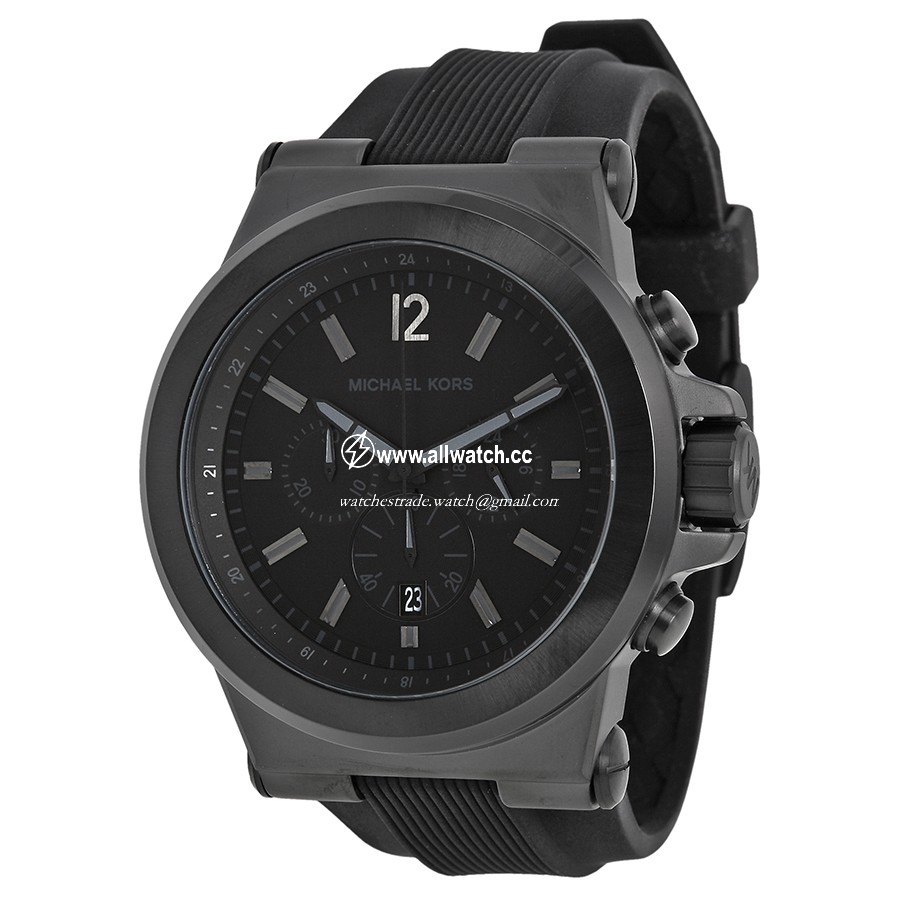 Michael Kors MK8152 Dylan Mens Quartz Black Ion-plated Stainless-Steel