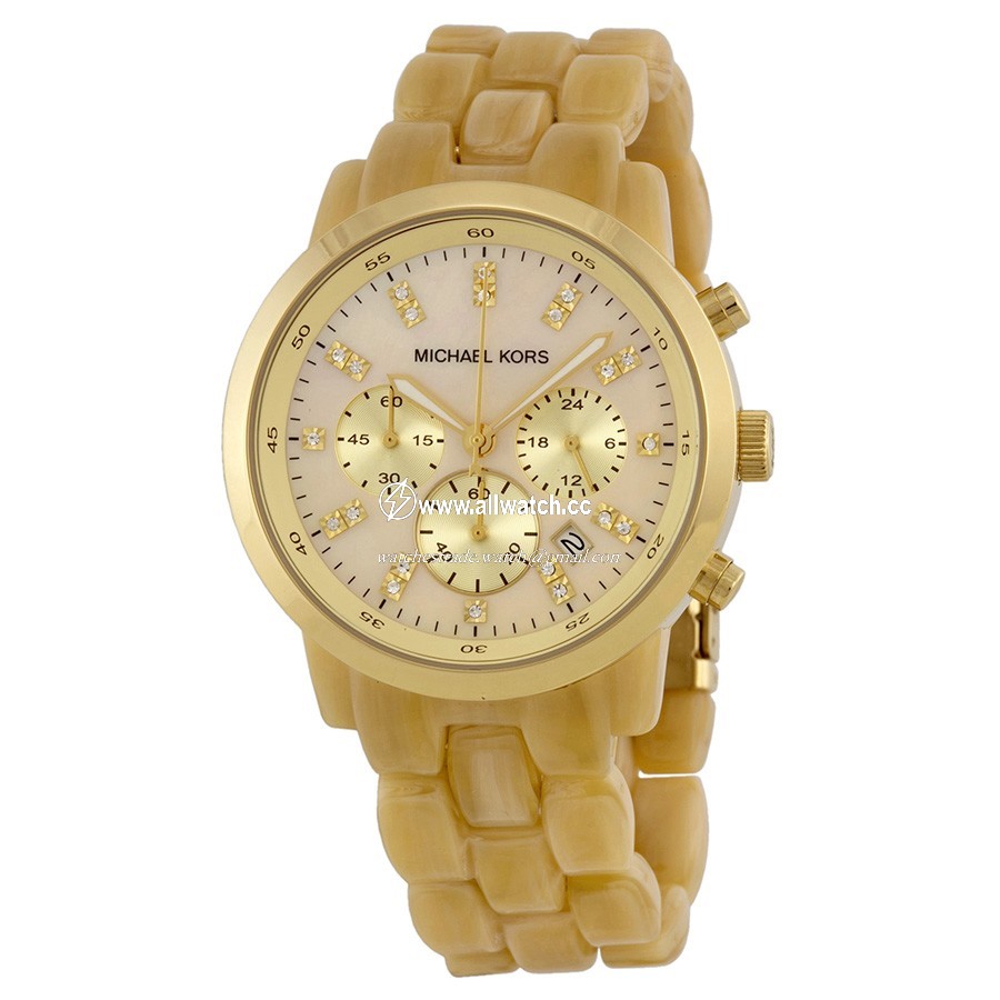 Michael Kors MK5217 Jet Set Ladies Quartz Horn Acrylic