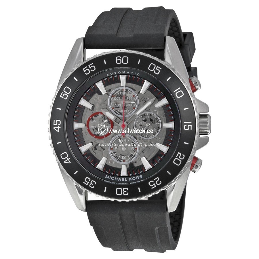 Michael Kors MK9013 JetMaster Mens Automatic Stainless Steel