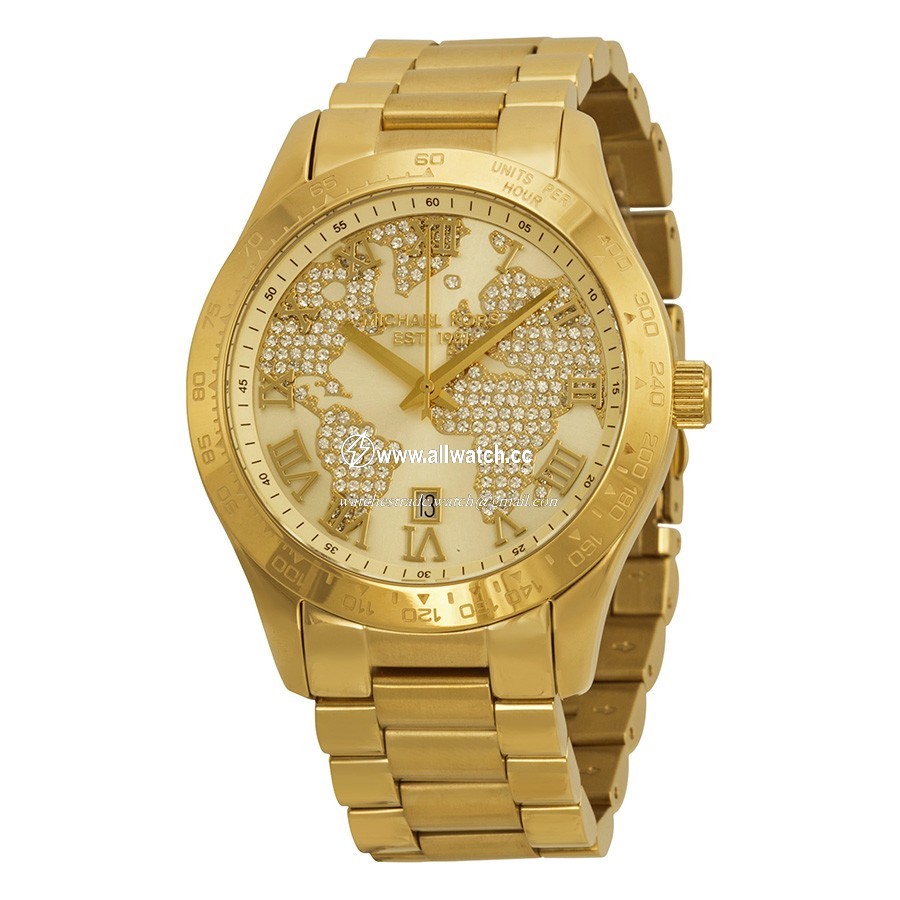 Michael Kors MK5959 Layton Ladies Quartz Gold-tone Stainless Steel