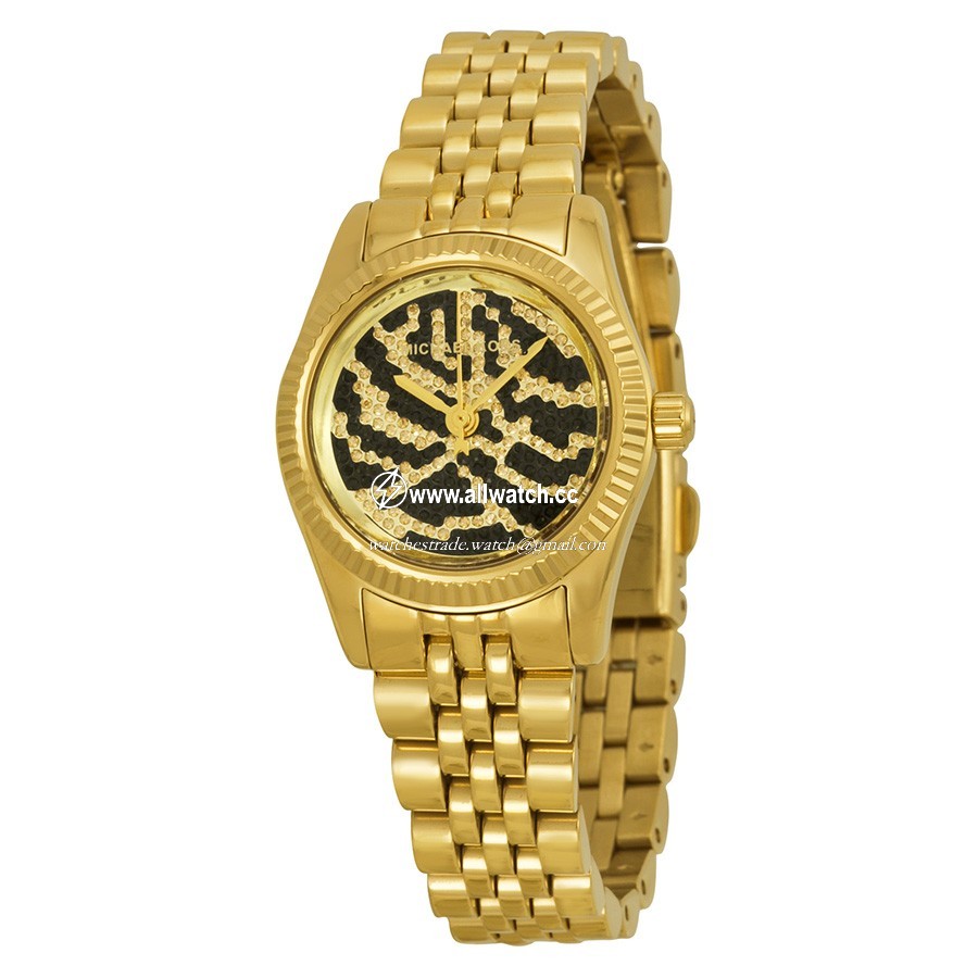 Michael Kors MK3300 Lexington Ladies Quartz Gold-tone Stainless Steel