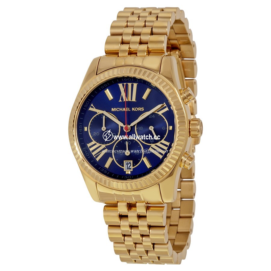 Michael Kors MK6206 Lexington Ladies Quartz Gold-tone Stainless Steel