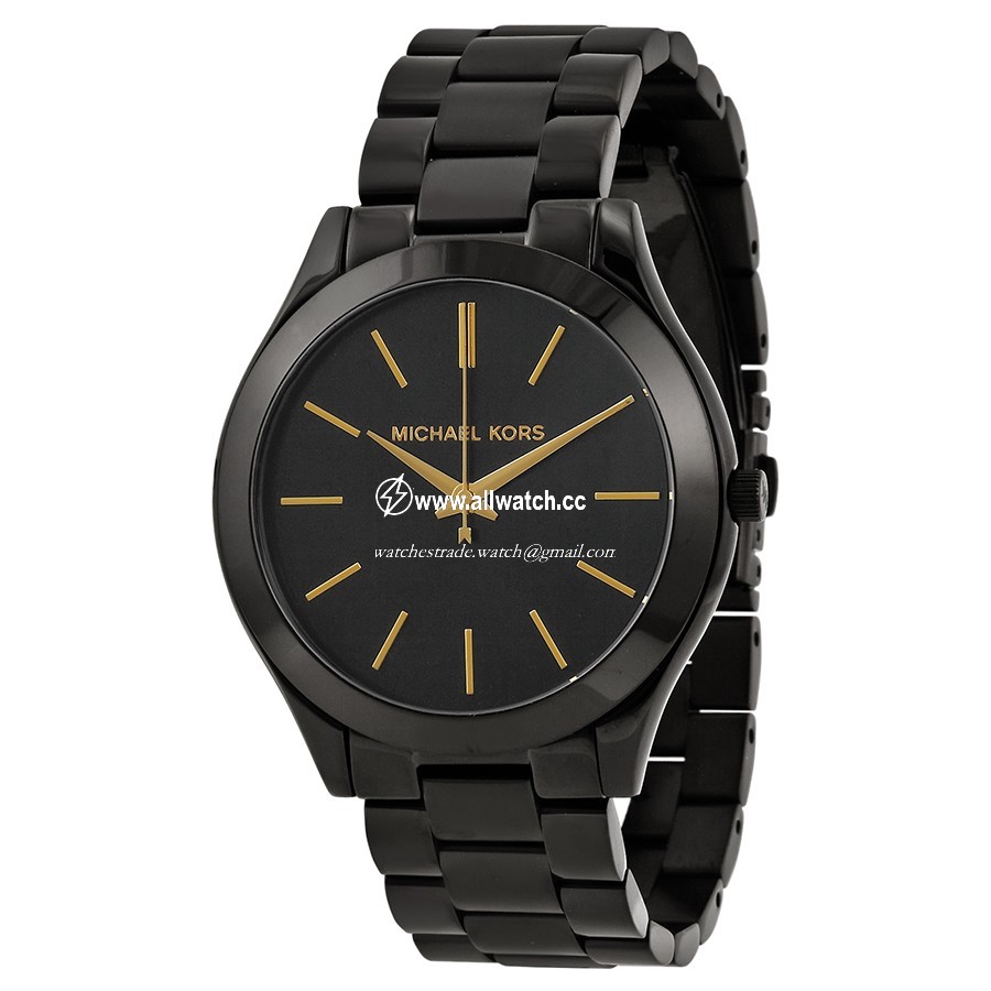 Michael Kors MK3221 Unisex Quartz Black Ion-plated Stainless Steel