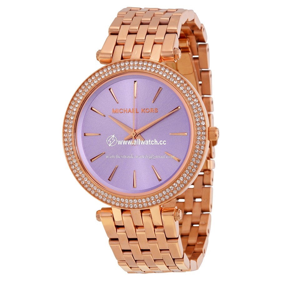 Michael Kors MK3400 Ladies Quartz Rose Gold-tone Stainless Steel