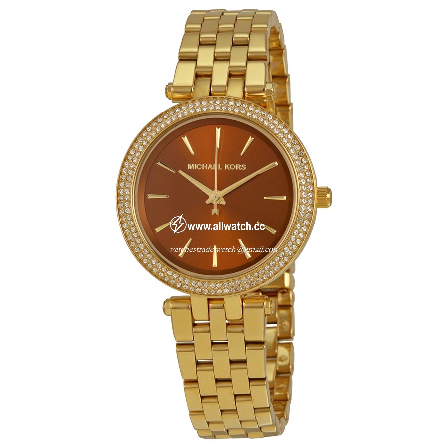 Michael Kors MK3408 Ladies Quartz Gold-tone Stainless Steel