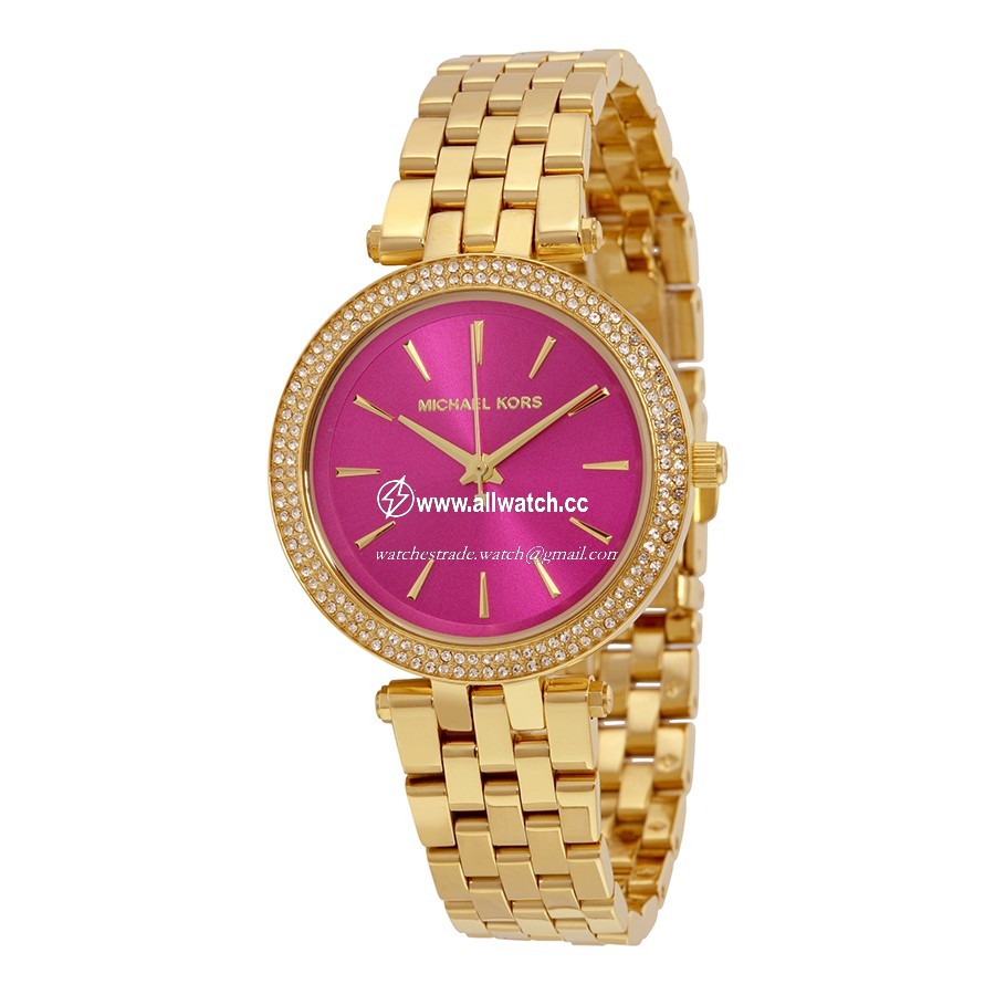 Michael Kors MK3444 Ladies Quartz Gold-tone Stainless Steel