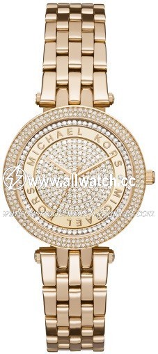Michael Kors MK3445 Ladies Quartz Gold-Tone Stainless Steel