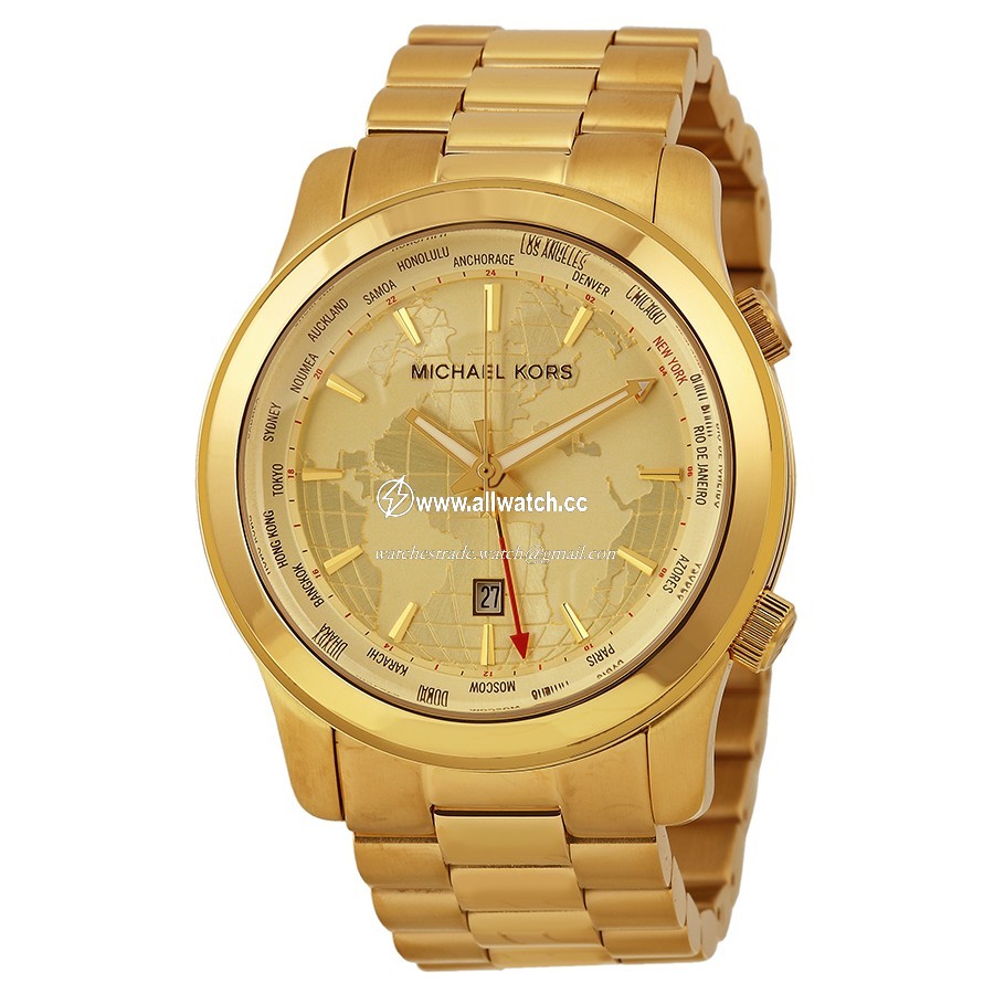 Michael Kors MK5960 Ladies Quartz Yellow Ion-plated Stainless Steel