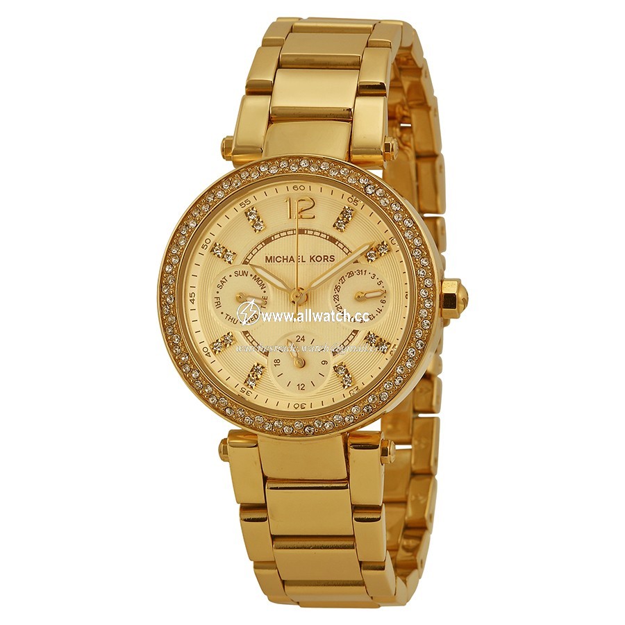Michael Kors MK6056 Ladies Quartz Gold-tone Stainless Steel