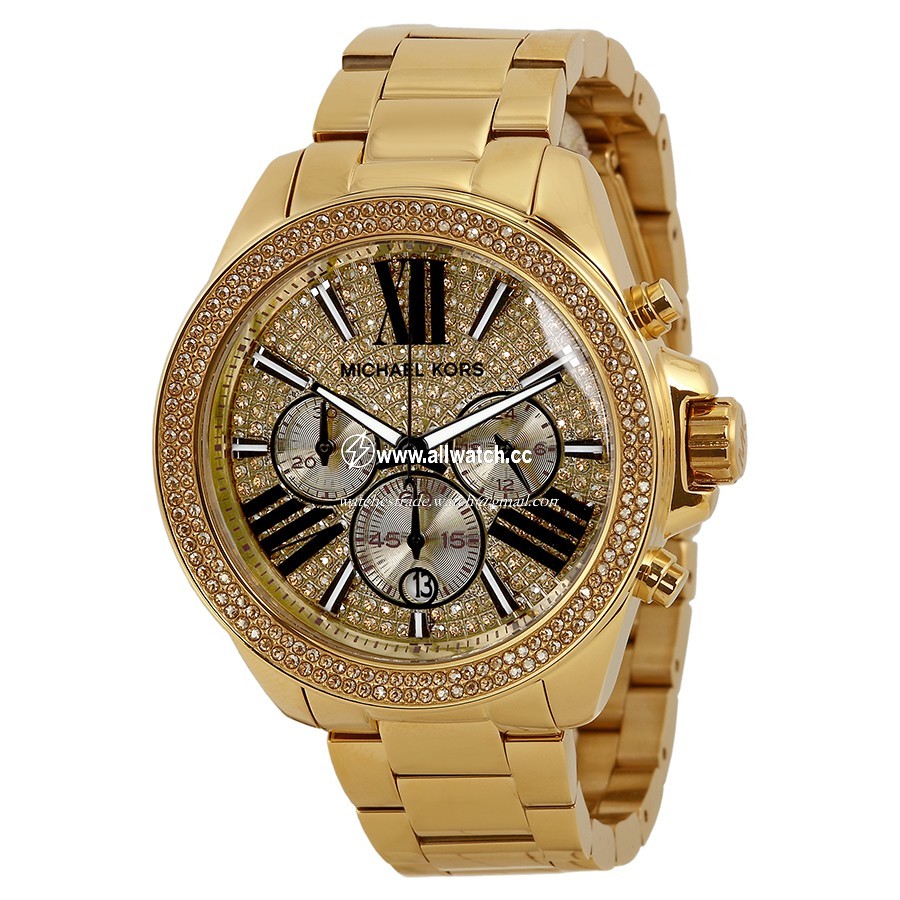 Michael Kors MK6095 Ladies Quartz Gold-plated Stainless Steel