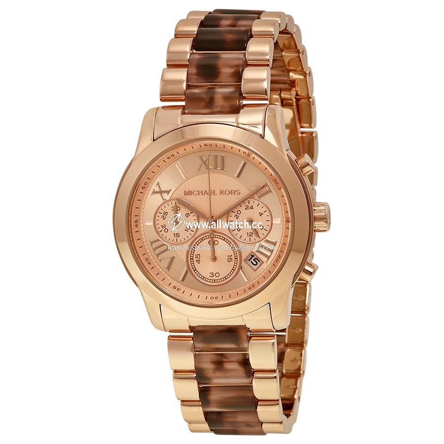 Michael Kors MK6155 Ladies Quartz Rose Gold-plated Stainless Steel