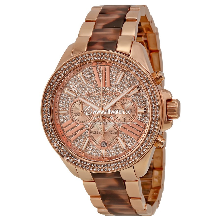 Michael Kors MK6159 Ladies Quartz Rose Gold-tone Stainless Steel