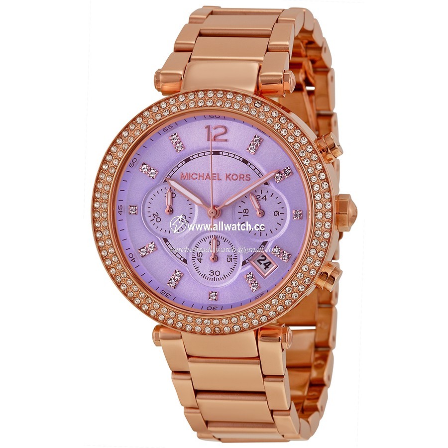 Michael Kors MK6169 Ladies Quartz Rose Gold-tone Stainless Steel