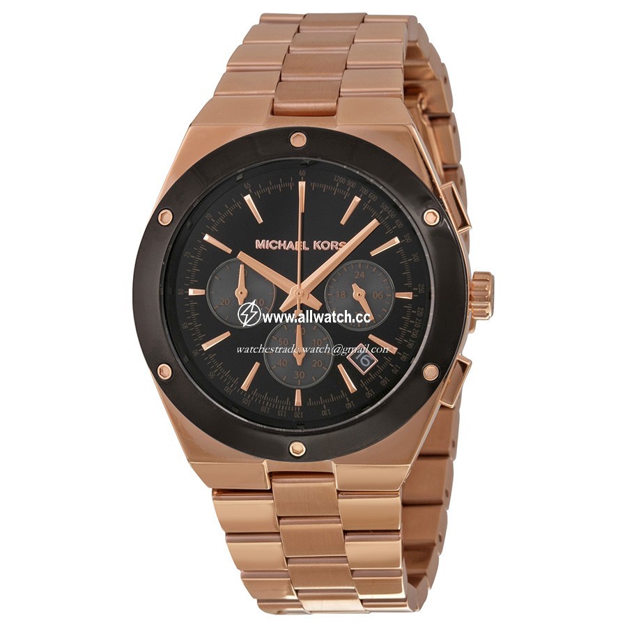 Michael Kors MK6208 Ladies Quartz Rose Gold-tone Stainless Steel