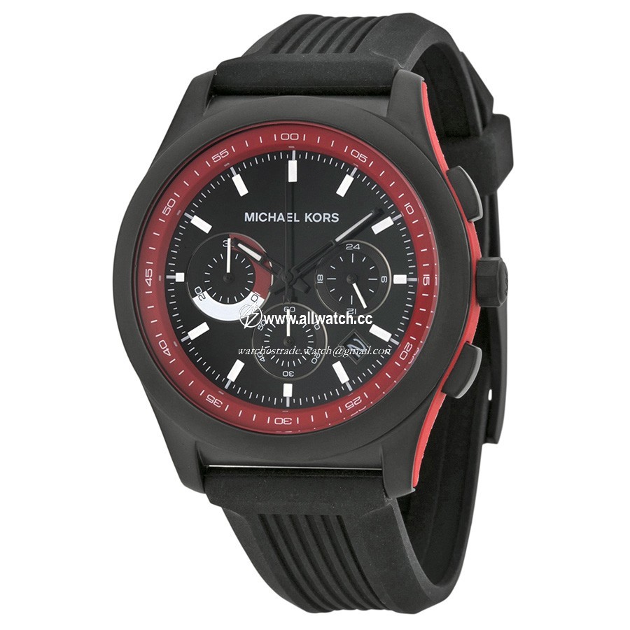 Michael Kors MK8376 Outrigger Mens Quartz Black Ion-plated Stainless Steel