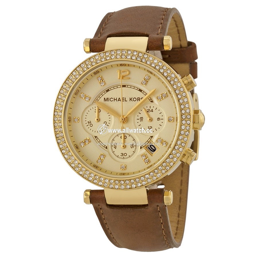 Michael Kors MK2249 Parker Ladies Quartz Gold Ion-plated Stainless Steel