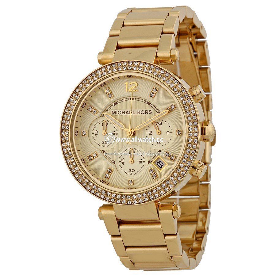Michael Kors MK5354 Parker Ladies Quartz Gold-tone Stainless Steel