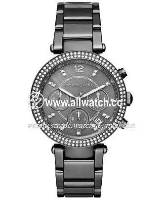 Michael Kors MK6265 Parker Ladies Quartz Gunmetal IP Stainless Steel