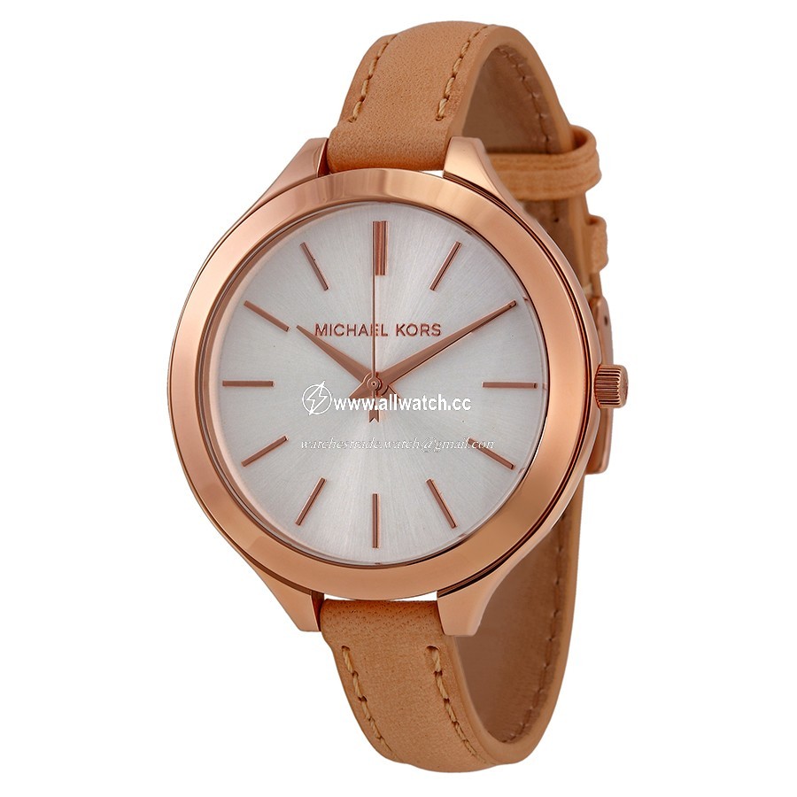 Michael Kors MK2284 Runway Ladies Quartz Rose Gold-tone Stainless Steel