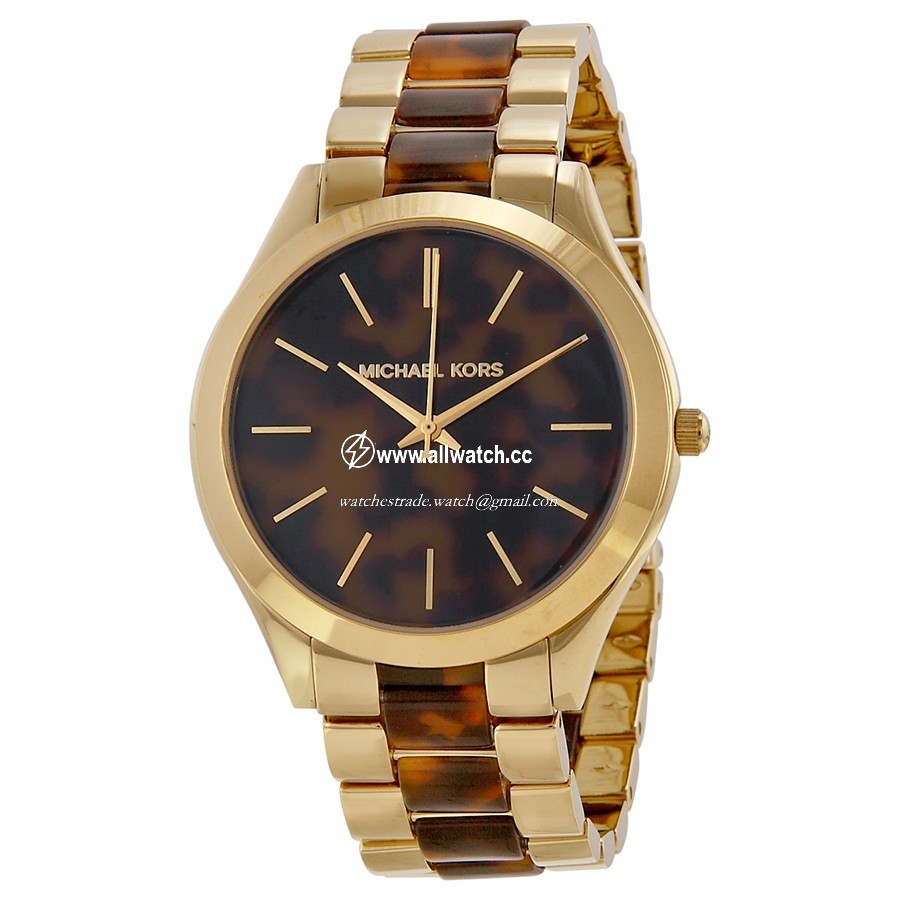 Michael Kors MK4284 Runway Ladies Quartz Gold-tone Stainless Steel