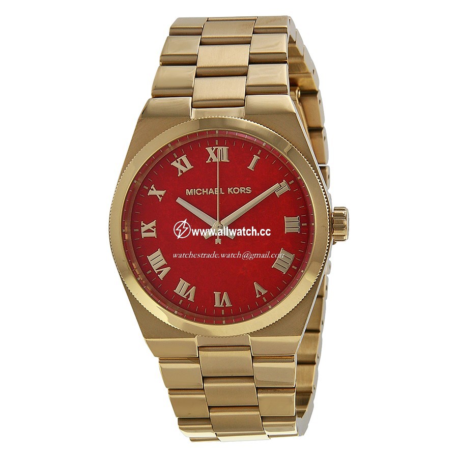 Michael Kors MK5936 Runway Ladies Quartz Gold-tone Stainless Steel
