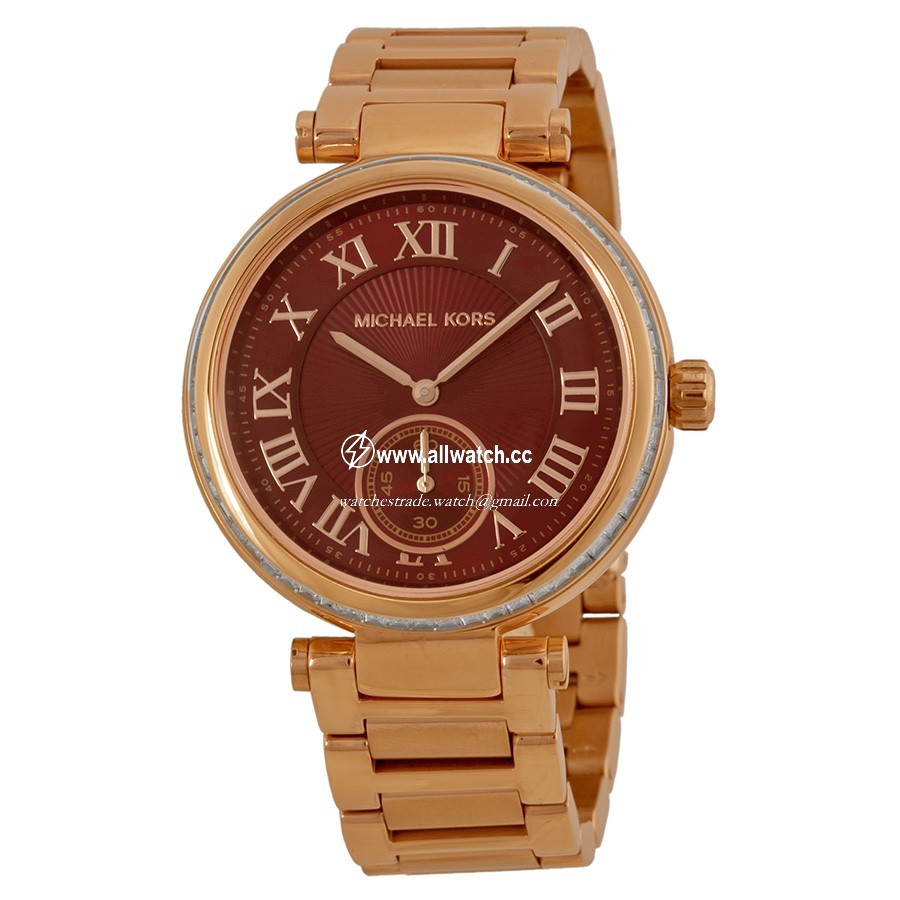Michael Kors MK6086 Skylar Ladies Quartz Rose Gold-tone Stainless Steel