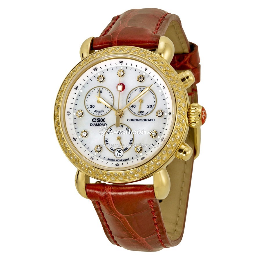 Michele MWW03M000145 CSX Ladies Quartz Gold-plated Stainless Steel