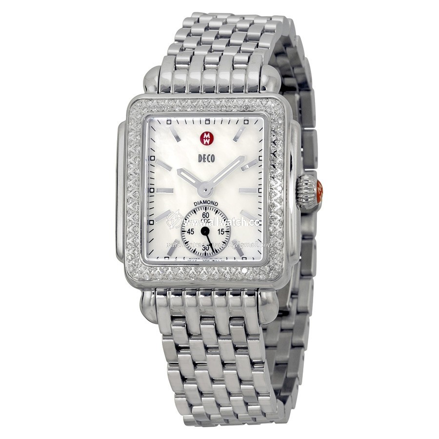 Michele MWW06V000001 Deco Ladies Quartz Stainless Steel