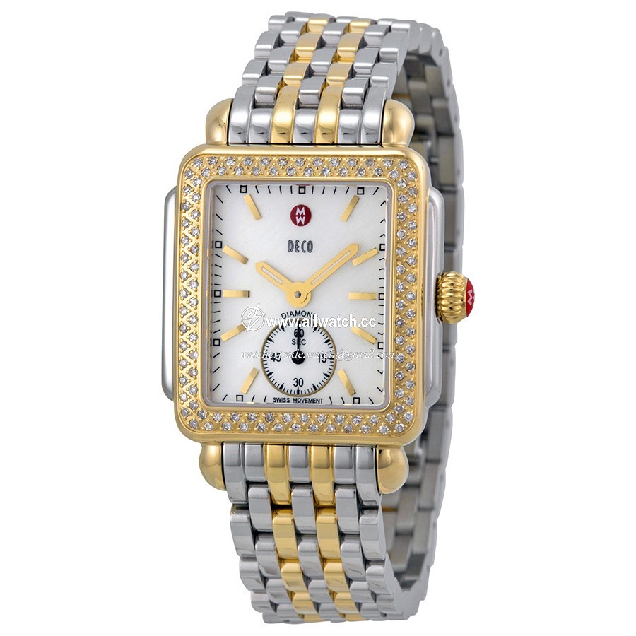 Michele MWW06V000023 Deco Ladies Quartz Yellow Gold-plated Stainless Steel