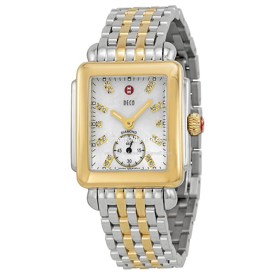 Michele MWW06V000042 Deco Ladies Quartz Gold-plated Stainless Steel