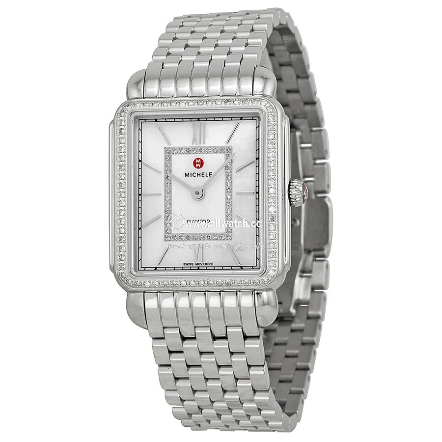 Michele MWW06X000001 Deco Ladies Quartz Stainless Steel