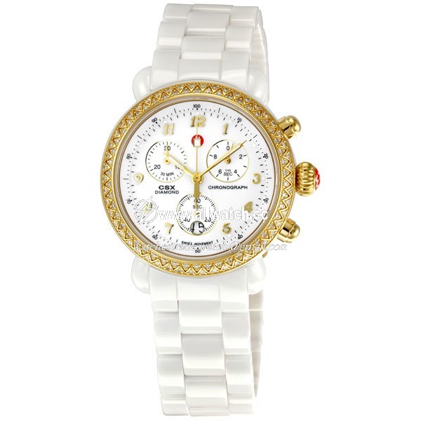 Michele MWW03N000002 Ladies Quartz White Ceramic