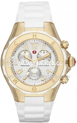 Michele MWW12F000077 Ladies Quartz Gold- tone Ion Plated Stainless Steel